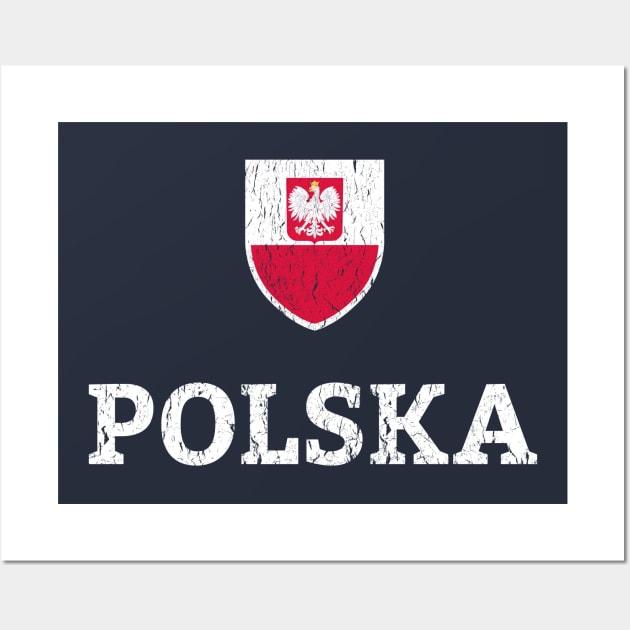 Vintage Poland Polish Football Soccer Wall Art by vladocar